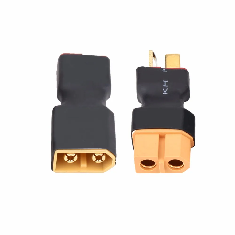 2 Types 5pcs/set T Plug to XT60 RC Drone Connectors Adapters Battery