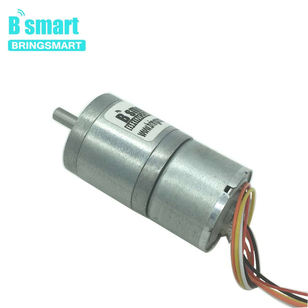Bringsmart DC бесщеточный мотор редуктор 12 24 В низкая скорость регулируемая двигателя