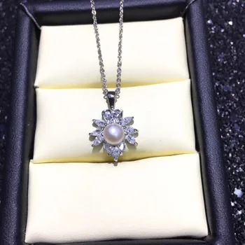 

Hot Pearl Party Promotion Pearl Pendant Mountings, Pendant Findings, Pendant Settings Jewelry Parts Fittings Women Accessories