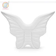 

250cm Inflatable Gold White Angel Butterfly Wings Pool Float Swimming Ring swim circle Air Mattress toys for child adult party
