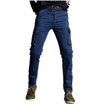 

2019 New Army Military Camouflage Overalls Army Hunter Camouflage Trousers Men's Cotton black Overalls military Plus Size 3708