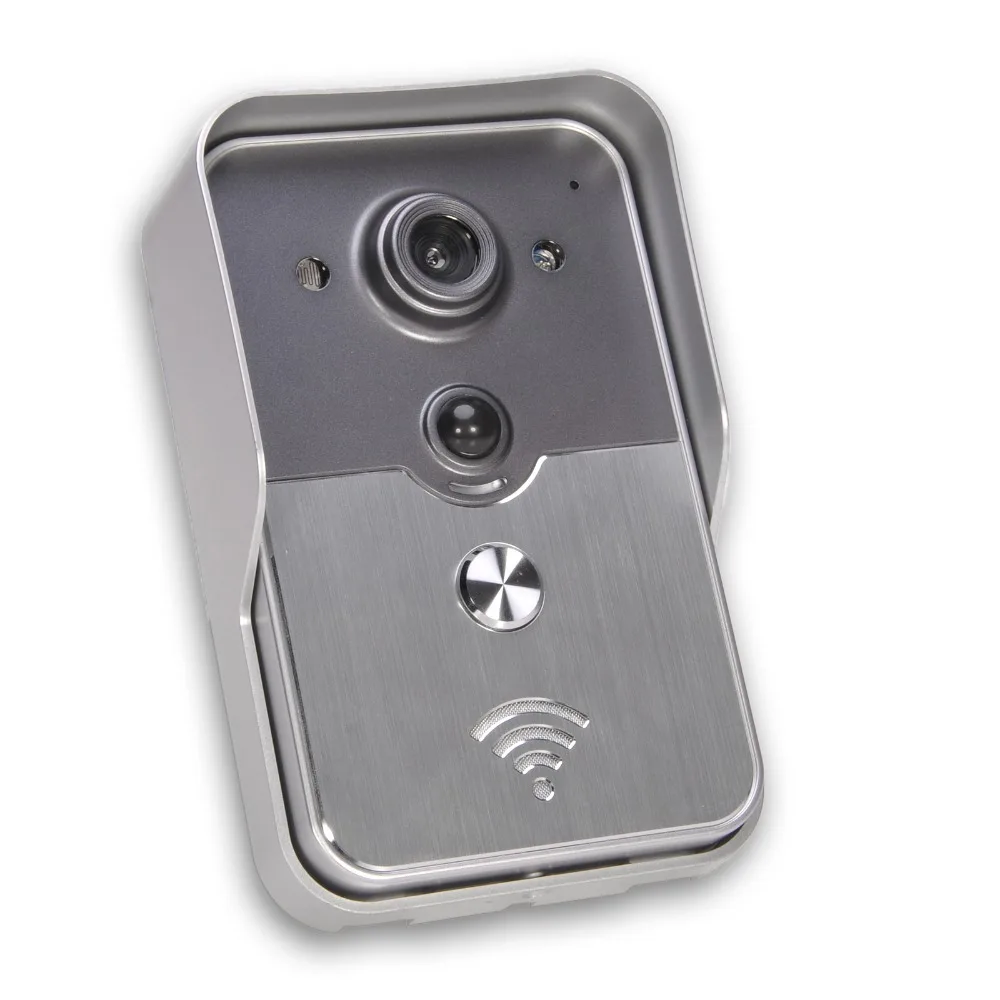 PIR датчик движения дверной звонок, камера WiFi дверной звонок сенсорный ключ видео беспроводной просмотр видео телефон двери запись Ночной монитор для зрения
