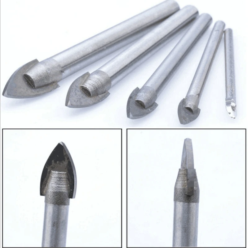 Tiles, glass, stone, triangular drill 3mm_