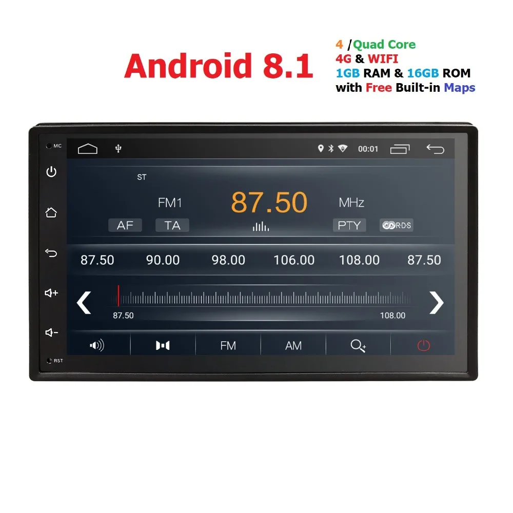 

car radio gps android8.1 2din Car Audio Player GPS wifi For V W Nissan TOYOTA Volkswagen peugeot honda lifan byd Multimedia dab+