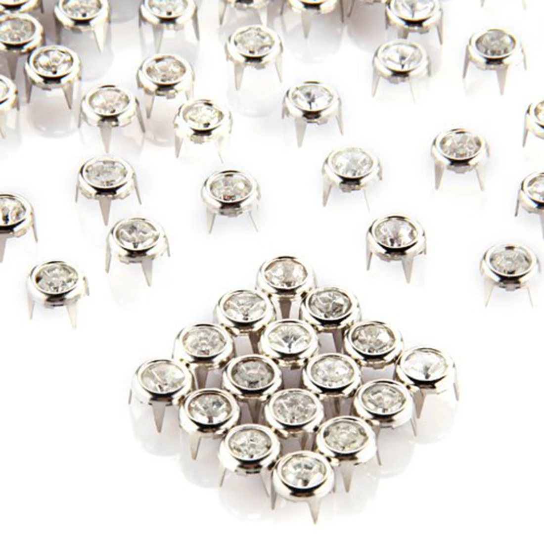 Fashion Punk Spikes Studs Flat Rapid Cone Decorative Rivets DIY Set 7mm