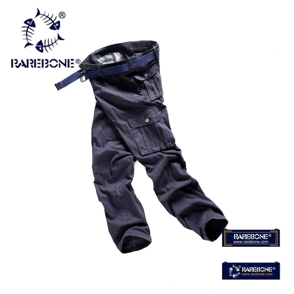 Rarebone 2018 Новый Для мужчин несколько карманов Брюки карго Теплый камуфляж Пейнтбол
