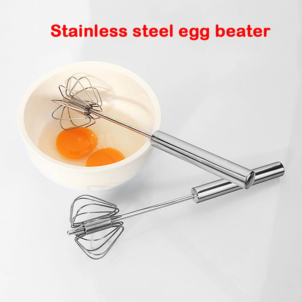 Hand Pressure Semi-automatic Rotating Egg Beater Home Kitchen Manual Egg Mixer