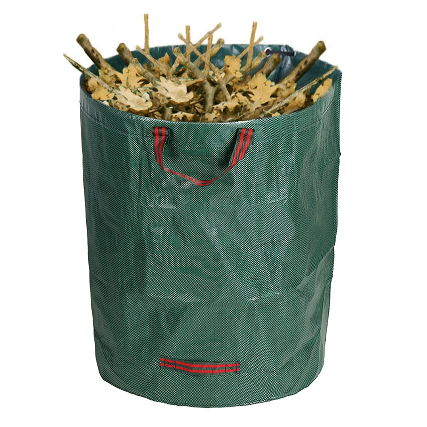 

Plant Bag Organic Waste Garden Yard Compost Storage Basket Bag Fertilizer Bag shipping Environmental PE Cloth Picnic Planter