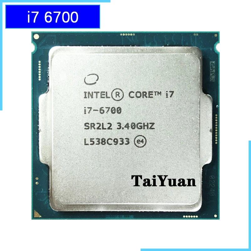 Intel Core i7 6700 i7 6700 3.4 GHz Quad core Eight threaded 65w 