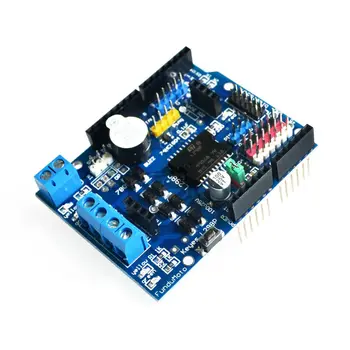 

GlyuinoL298P Dual CH High-Power H-bridge Driver Motor Shield Control Module Bluetooth Interface PWM Speed Controller for Arduino