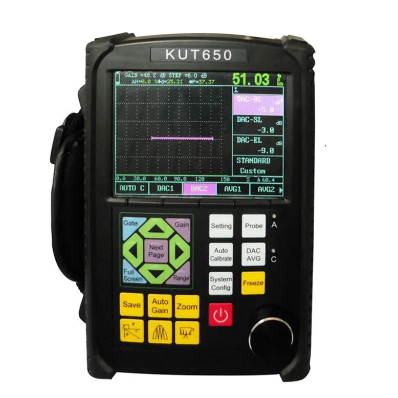

KUT-650 Popular Supplier Digital Handheld Ultrasonic Flaw Detector Machine Quality Assurance Guarantee FREE SHIPPING