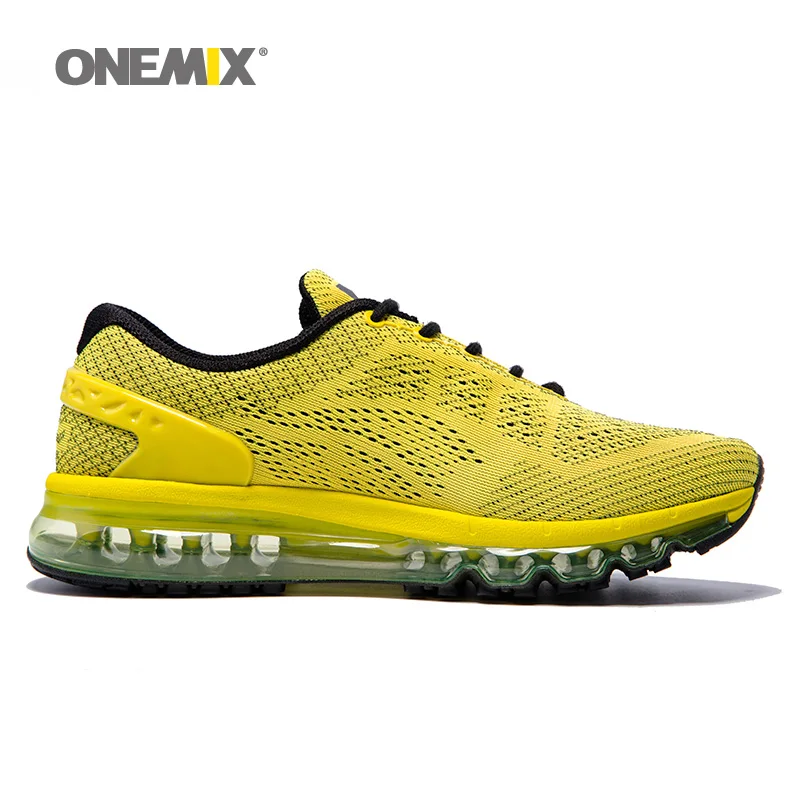 ONEMIX Air/женская спортивная обувь для мужчин; сетчатая уникальная обувь; язык; спортивные кроссовки; Черная дышащая Спортивная обувь; кроссовки с подушкой; 8