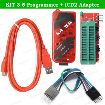

PICKit 2 PICKit3 PICKit3.5 Simulator Programmer + ICD2 Programming Adapter Universal Programmer Set