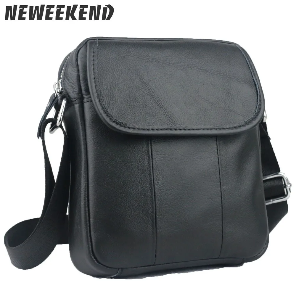 

Genuine Cowhide Leather Causal Men's Fashion Crossbody Shoulder Sling Bag Messenger Handbag Briefcase BC002