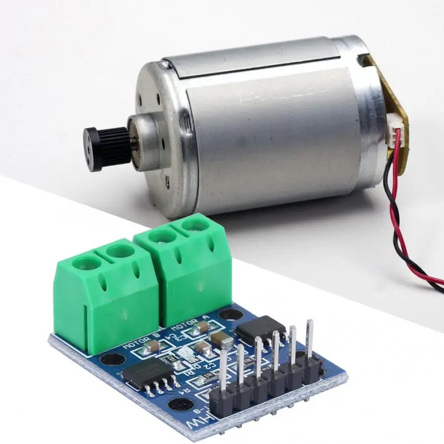 

2Pcs Double Channels Motor Drive Module DC Motor Driver Controller Expansion Board with L9110s Chip 2.5-12V 0.8A