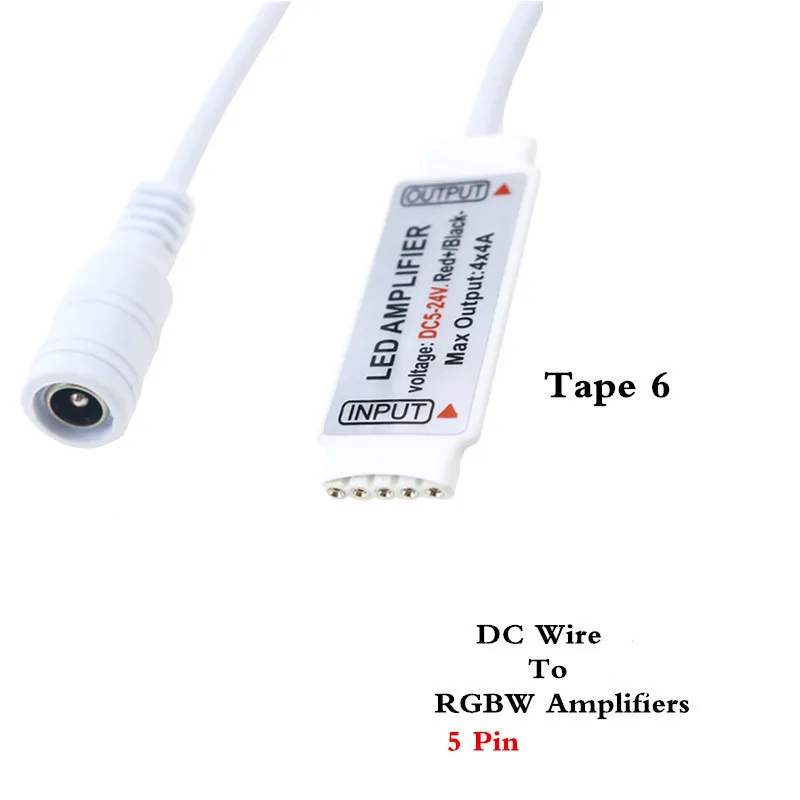 12В DC5V-24V 4Pin мини RGB светодиодные полосы Amplifer 3* 4A одноцветный светодиодный Усилитель для светодиодной ленты репитер мощности контроллер консоли