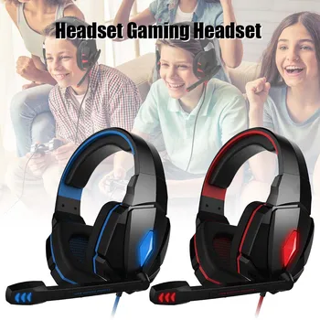 

High Quality Gaming Headset Stereo Headphone with Mic Volume Control for PC Laptop