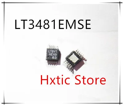 NEW 10PCS LOT LT3481EMSE TRPBF MARKING LTBVT LT3481EMSE LT3481 MSOP 8 IC