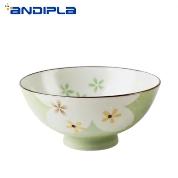

Japanese Style Blossoms Ceramic Rice Bowls Underglaze Porcelain Ramen Bowl Small Soup Bowls Kitchen Tableware Accessories Crafts
