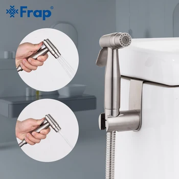 

FRAP Bidet faucets toilet bidet two function sprayer set kit stainless steel hand bidets faucet for bathroom shower sprayer
