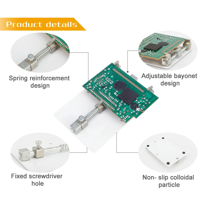 JAKEMY из металла, pcb держатель приспособления подставка с зажимом для iPhone Sumsang материнская плата починка смартфона инструменты