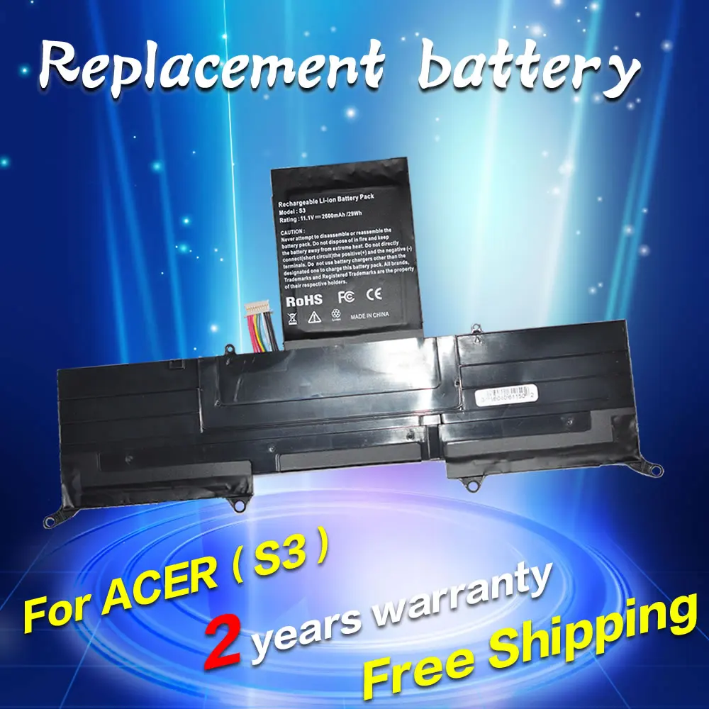 JIGU Laptop battery AP11D3F,AP11D4F For Acer Acer Aspire S3, S3-351, S3-951,S3-371,MS2346 Series jigu laptop battery ap11d3f ap11d4f for acer acer aspire s3 s3 351 s3 951 s3 371 ms2346 series