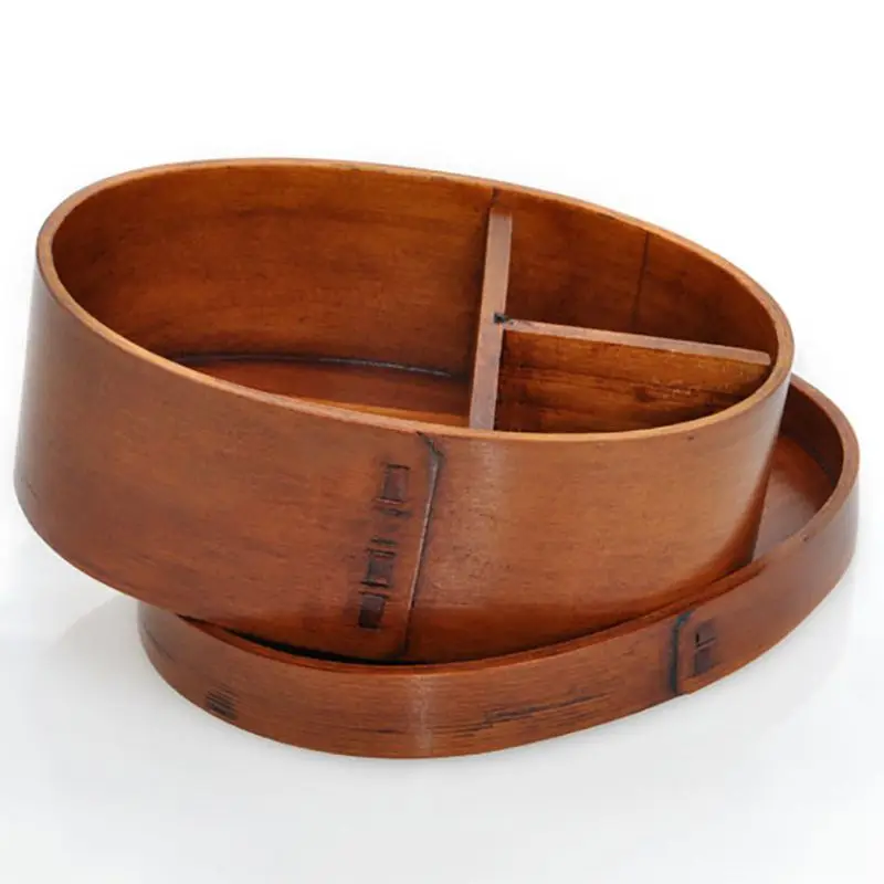 

Bento Box Japanese Style One-Person Food Preservation Box Tableware Student Wooden Lunch Box