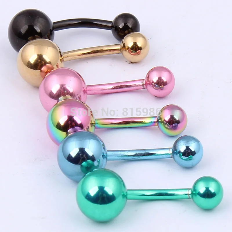 1 PCS Navel Belly Rings Stainless Steel Fake Navel Ring Belly Button
