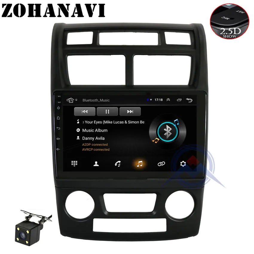 

ZOHANAVI 2.5D Android car radio multimedia player for KIA sportage 2007 2008 2009 2010 2011 audio radio stereo DVD gps