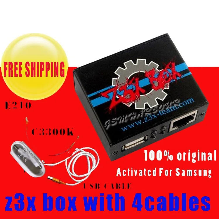 Z3x Box Activated For Samsung And Pro With 4 Cable C3300k Type C Usb E210 For New Update S6 S5 Note4 Free Shipping Box S5 Boxe Activebox Shipping Aliexpress