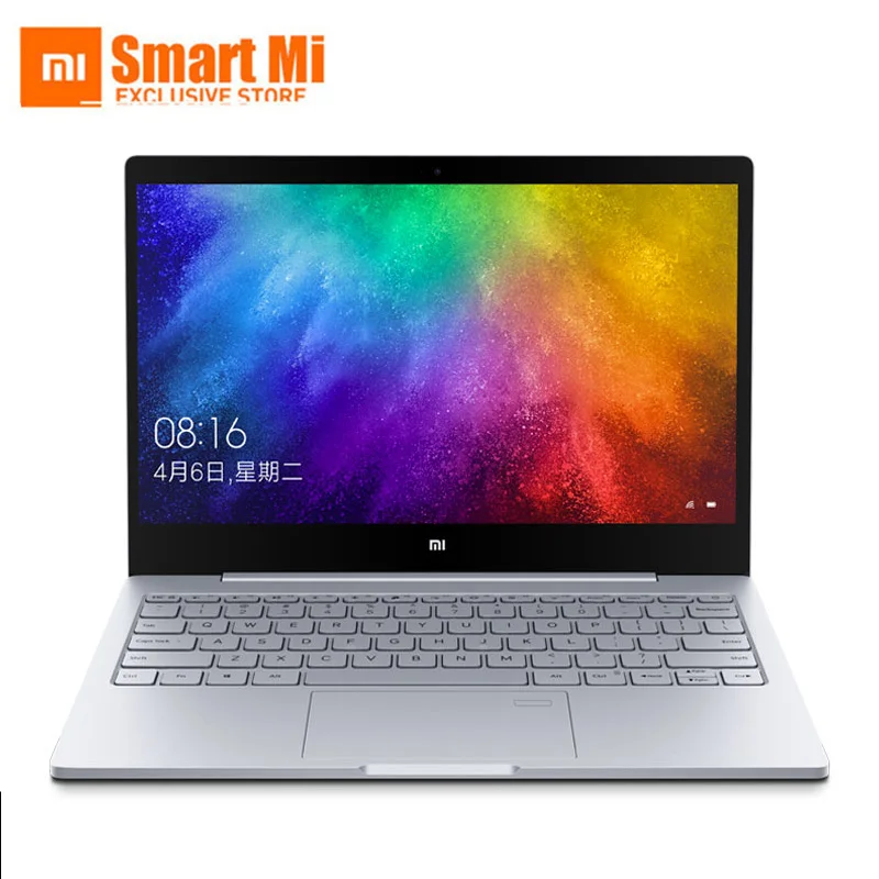 2019 Xiaomi Mi ноутбук Air 13,3 дюймов Английский Windows 10 Intel UHD графика 620 отпечаток пальца от камеры серебристого цвета