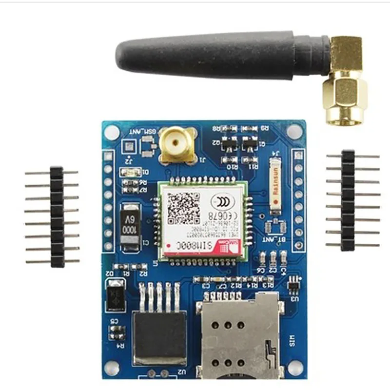 

1set SIM800C development board Quad-band GSM/GPRS module Supports Bluetooth/DTMF instead of SIM900A #Hbm0414