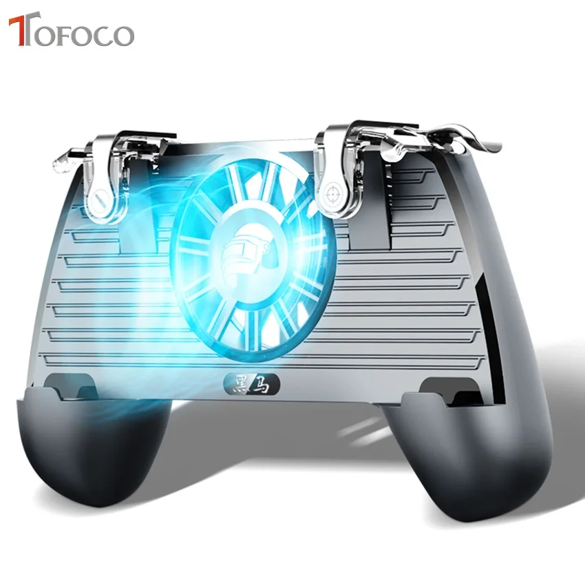  PUBG Controller with Cooling Fan pubg mobile Controller l1 r1 Free Fire Shooter Gamepad Joystick US