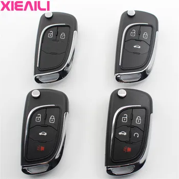 

XIEAILI OEM Modified Flip Folding Remote Key Case Shell For Chevrolet Lova/Aveo/Cruze/Camaro/Malibu Key Fob Case S510