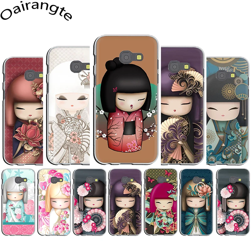 

Fashion Japanese Kokeshi Hard phone case for Samsung Galaxy J1 J2 J3 J5 Prime J6 J7 US EU Version
