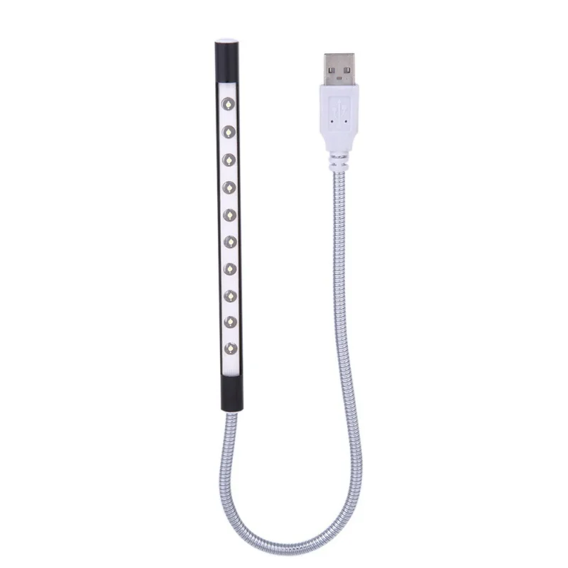 10 светодиодный s USB Light usb-гаджеты защита глаз лампа с сенсорный выключатель светодиодный свет мини ночник для ноутбука компьютер PC Тетрадь