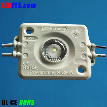 

free shipping!5 years warranty,1.6W 12v 120 lumens Nichia/Osram high power backlight led module for sign box