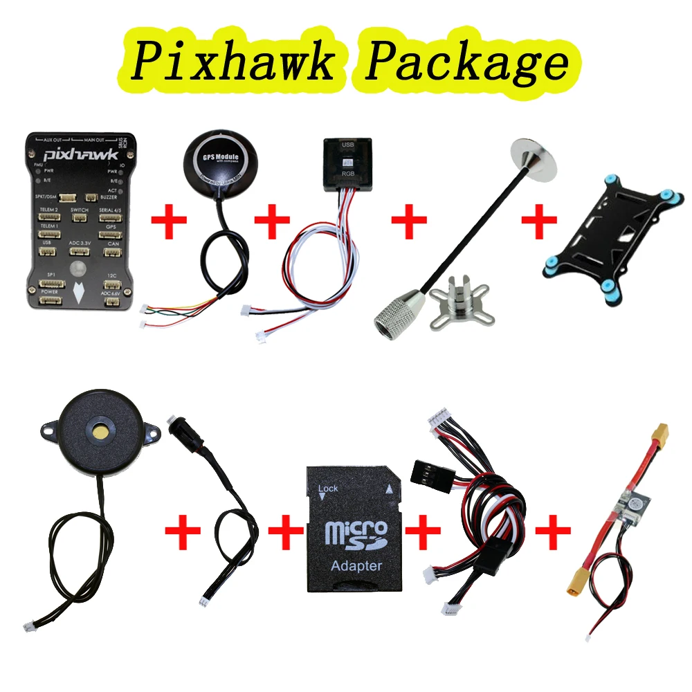 Полетный контроллер Pixhawk PIX2.4.8 PX4 2.4.8 стандартный GPS модуль со встроенным компасом