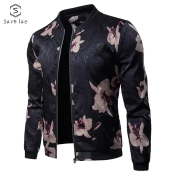 

Size Man Jacket Stand Collar Jacket Fashion Digital Print Man Jacket S M L Xl XXl 2018 Drunk New Hot Sale