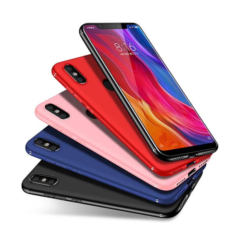 Защитный матовый чехол из ТПУ чехол для Xiaomi mi 5 6 8 A2 9 lite SE mi x 2s 3 s Max 2 3 Играть Red mi 4X 5A 5 plus 7 Тонкий чехол s