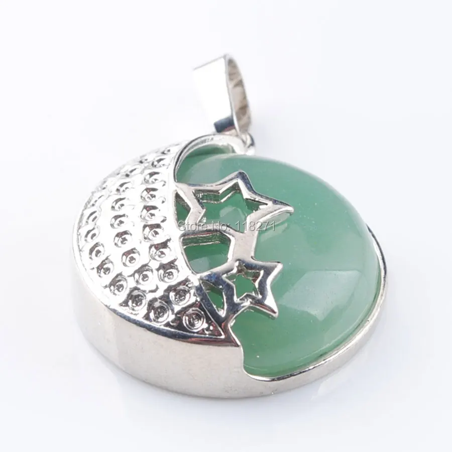 Подвеска WOJIAER Reiki Chakra для йоги полудрагоценный натуральный камень Aventurine женские