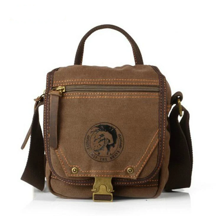 X Online 031617 hot sale man small canvas messenger bag men Satchels