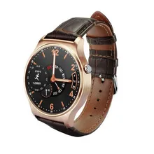 Neue Ankunft Bluetooth 4,0 SmartWatch MTK2502 64 MB 128 MB 1,3 zoll IPS 240×240 pixel smart watch leben wasserdicht für männer