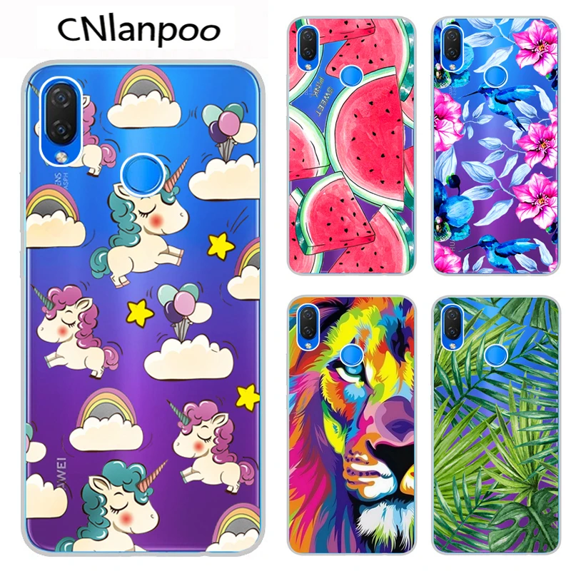 

Case For Huawei P Smart Plus 6.3 Inch Soft TPU Silicone Phone Back Cover Protective Case For Huawei PSmart Plus P Smart+ INE-LX1