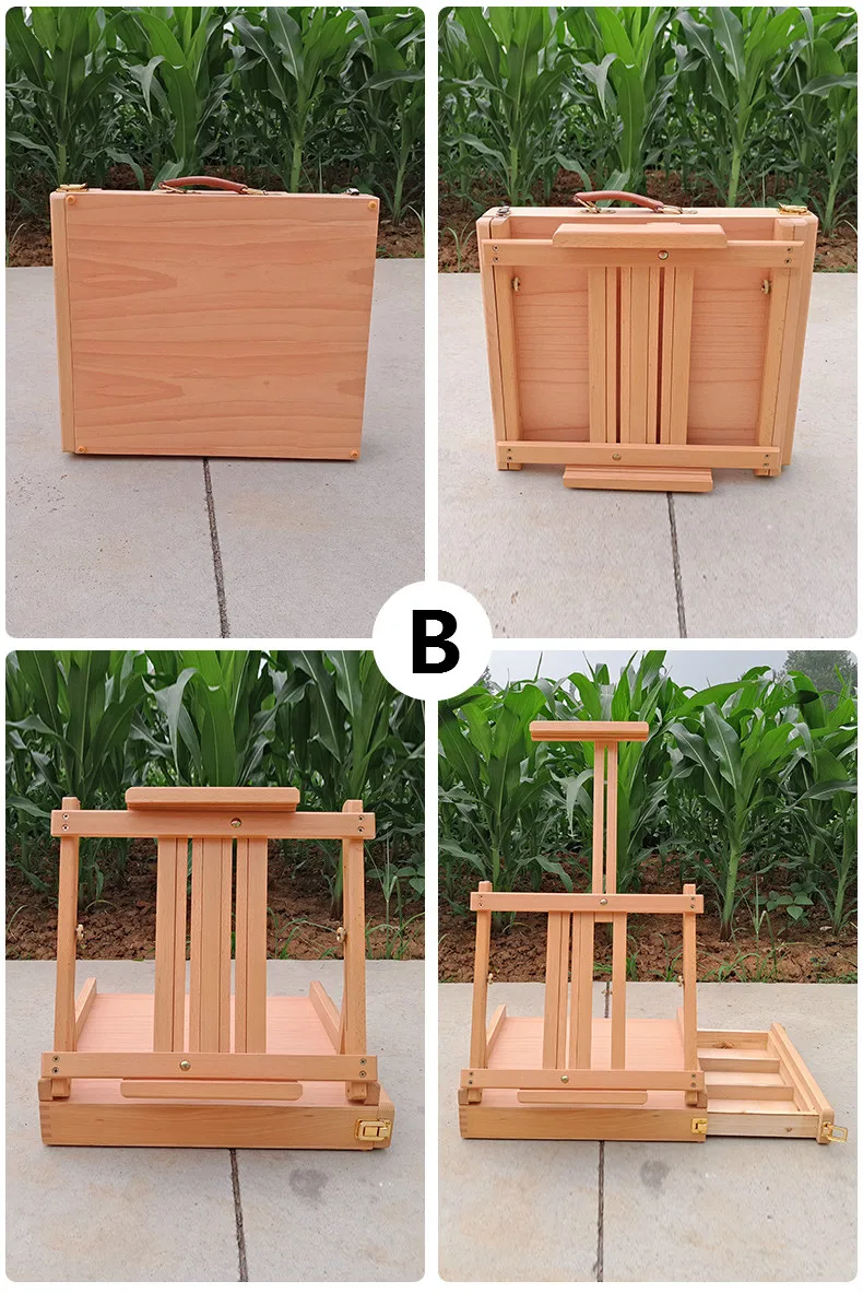 Коробка для ноутбука мольберт для рисования акварелью масляной живописи Аппаратные аксессуары Многофункциональный чемодан для рисования товары для рукоделия художника