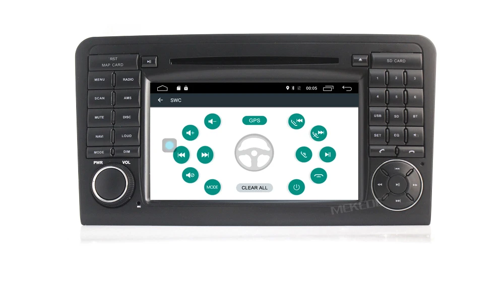 Discount HD Android 7.1 CAR DVD player For Mercedes Benz GL ML CLASS W164 ML350 ML500 X164 GL320 car GPS stereo radio RAM 2G ROM 16G 11