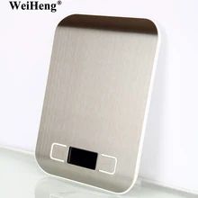 Портативный принимает массу весом до 5 кг/11lb электронные цифровые Кухня весы устойчивые Еда диета Почтовые весы