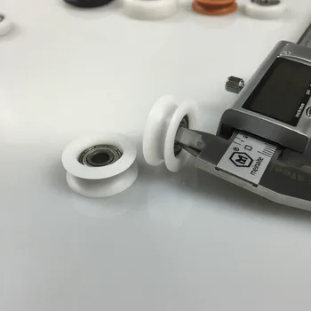 

Bring U groove plastic plastic nylon bearing 608 zz embedded inside diameter 8 mm * 46.5 * 10 U groove pulley Groove width 5mm