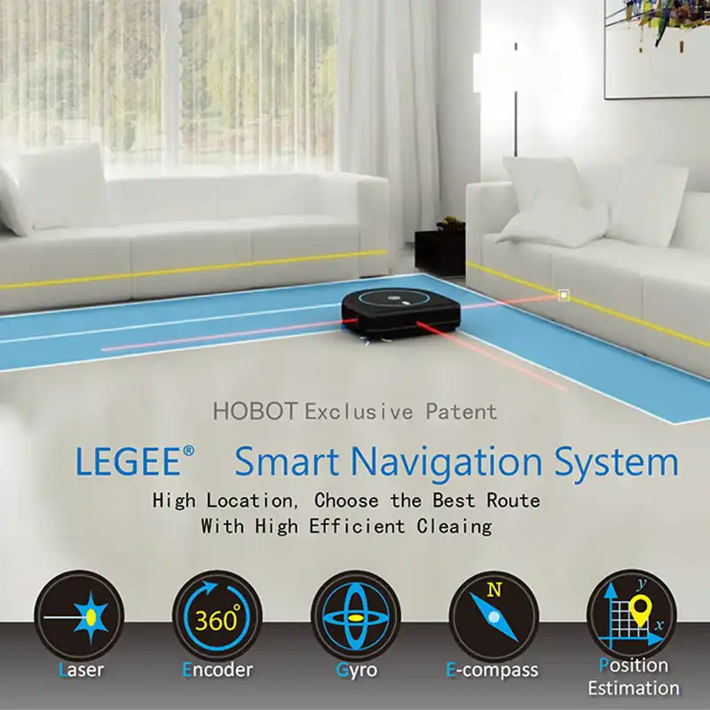 Hobot Legee 669 App Wifi Multi Purpose Vacuum Cleaner Robot For