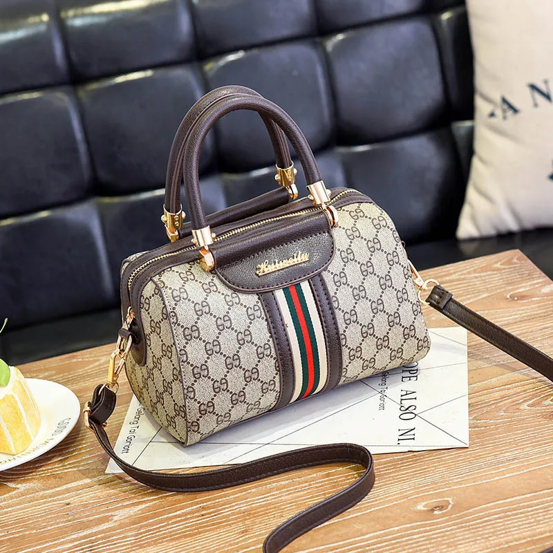 

New Fashion Women Tote Bag Pillow Bag High Quality Brand PU Handbag Color Printing Shoulder Messenger Bags